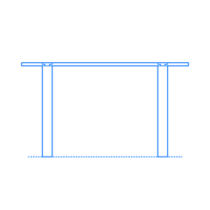 Furniture Desks Clean Links Desk Sticker Svg Vector, Free Vectors File